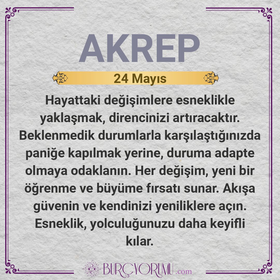 BurcYorumu_App's tweet photo. ✨ 24 Mayıs Akrep Günlük Yorumu

Hayattaki değişimlere esneklikle yaklaşmak, direncinizi artıracaktır. Beklenmedik durumlarla karşılaştığınızda paniğe...

#Akrep #AkrepBurcu #Astroloji #BurçYorumları https://t.co/PAKs3q2BXc