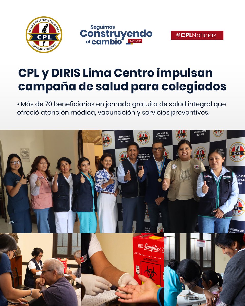 Colegio de Periodistas de Lima tweet media