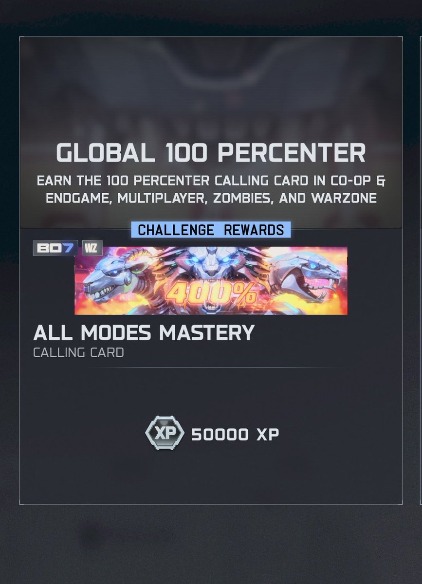 Nischky's tweet photo. #Global100Percenter #bo7 #CallofDuty https://t.co/ocxLRX2fz4