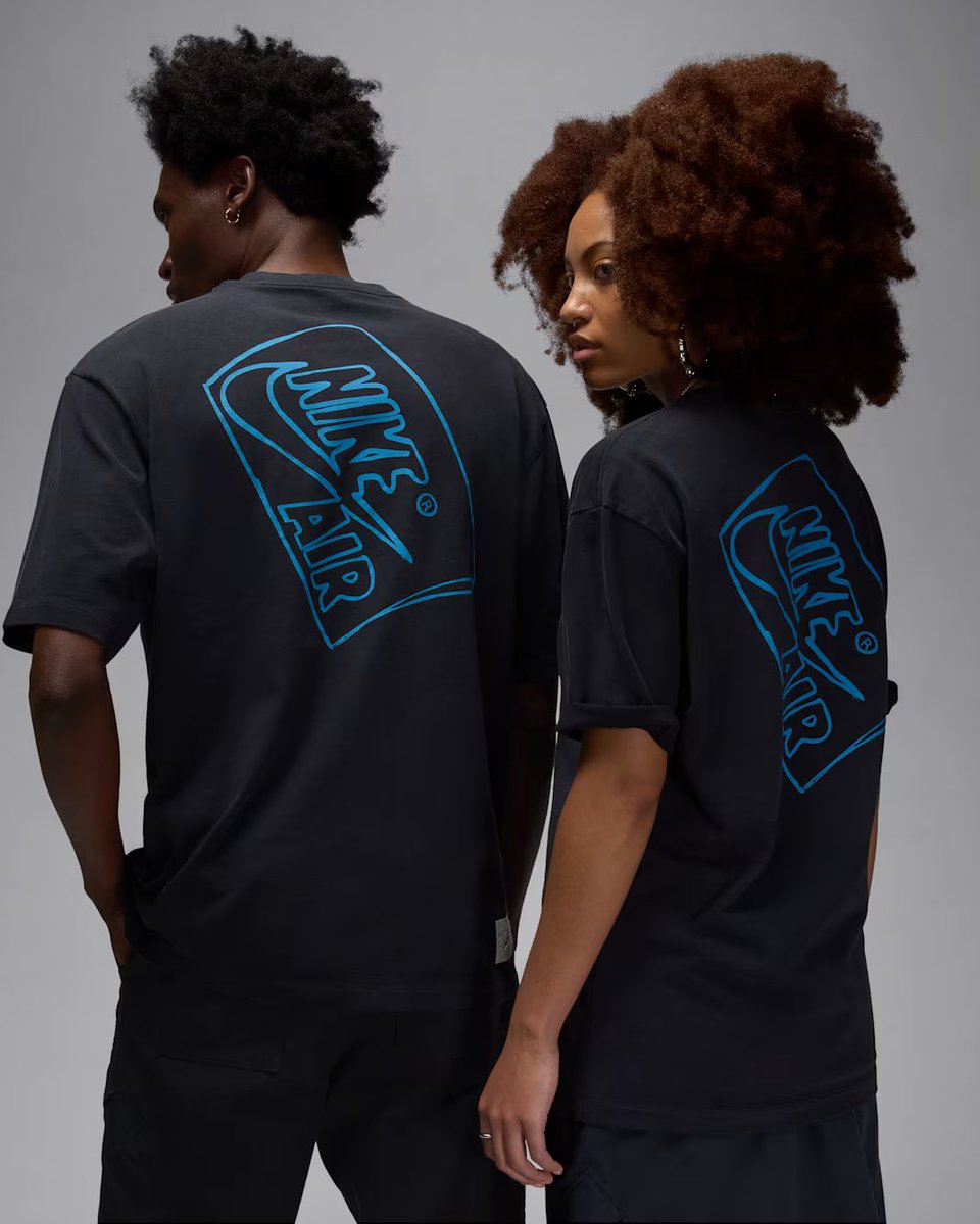 AIR 80s NIKE 青x黒 リバーシブルTシャツ JORDAN