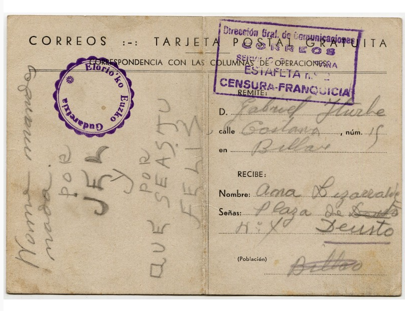 colectalia's tweet photo. We have 1.100 pieces of postal history of the Spanish Civil War for sale. Absolute rarities among them:
https://t.co/KSElgcK1PP https://t.co/fQFUfpaD8i