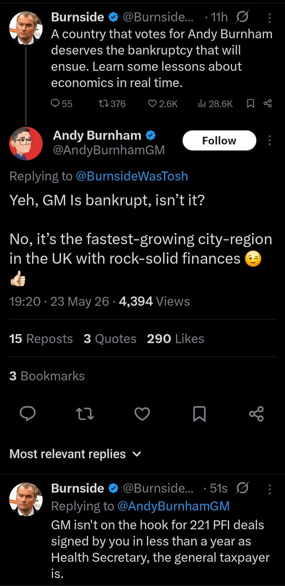 Burnside tweet media