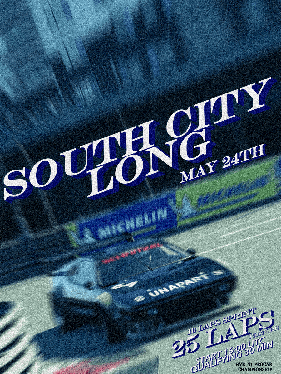 LFSracing's tweet photo. BVR N1 Procar Championship Round 3
South City Long on Sunday! 🔥
16:00 UTC / 12:00 EST
Info: https://t.co/0R6riDdODz https://t.co/kG5IYVsYnA
