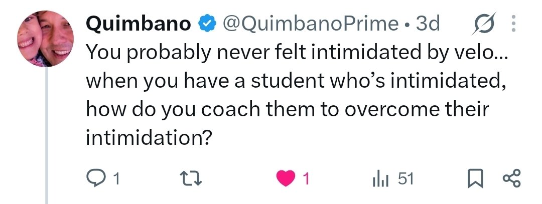 JermaineCurtis's tweet photo. Honestly, I WAS intimidated by velocity when I was younger.

One reason?

I played travel ball 2 years up.

I was 10 playing with 12-year-olds…
and stayed playing up until I was 16.

So early on, the game felt FAST.

The biggest thing that helped me?

Exposure.

Because eventually your eyes and brain adapt.

That’s something I learned again in pro baseball.

We’d hit off machines cranked over 100 MPH before games.

It was miserable.

The ball would:
- sink
- cut
- ride
- explode on you

But then the game started…
and normal velocity suddenly felt slower.

That’s when I realized:

Confidence against velocity usually doesn’t come from avoiding it.

It comes from exposure to it.

So now when I coach hitters intimidated by velo, I do 3 things:

1. Put them around faster velocity often

2. Let them track the baseball first without swinging

3. Let them swing only after they start feeling comfortable seeing the ball

Because once the brain starts saying:
“I’ve seen this before…”

the fear usually starts disappearing.

Thank you,
Jermaine Curtis

P.S. - If this helped you, share it.

That lets me know to keep making more content like this.
