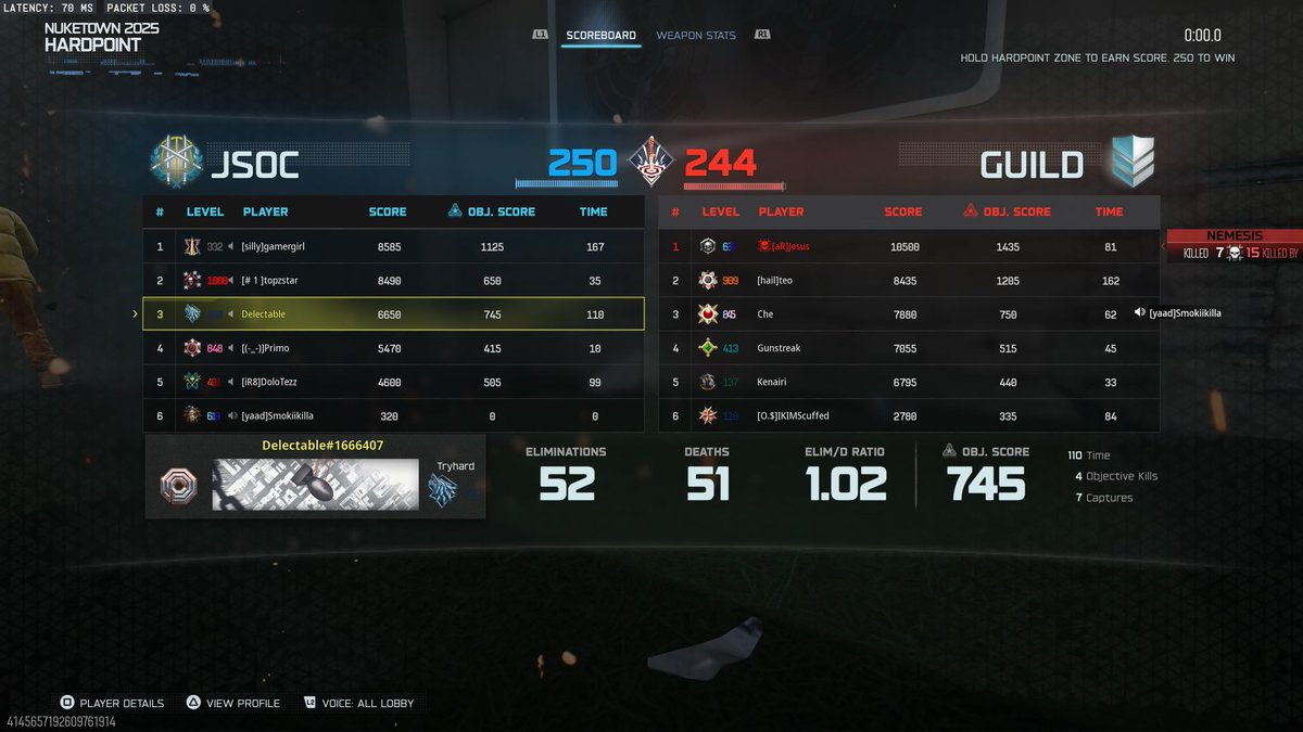 RealDelectable's tweet photo. Playin with one of the Best Female CoD Player in the World. Second game I was lagging off on on but we still got that Dub #Callofduty https://t.co/TGqBVJD6El