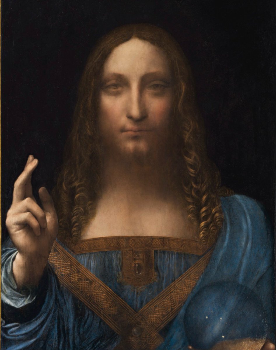 mhcoutinho_48's tweet photo. Leonardo da Vinci ( Italian, 1452- 1519):”Salvator Mundi”, 1490/1500. https://t.co/5LuSFcbVL5