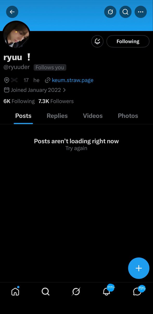 siqmna's tweet photo. OOMF?? THEIR ACCOUNT DOESNT SHOW AT ALL ON MY ALT ACCOUNT. https://t.co/ApySrx6fFv