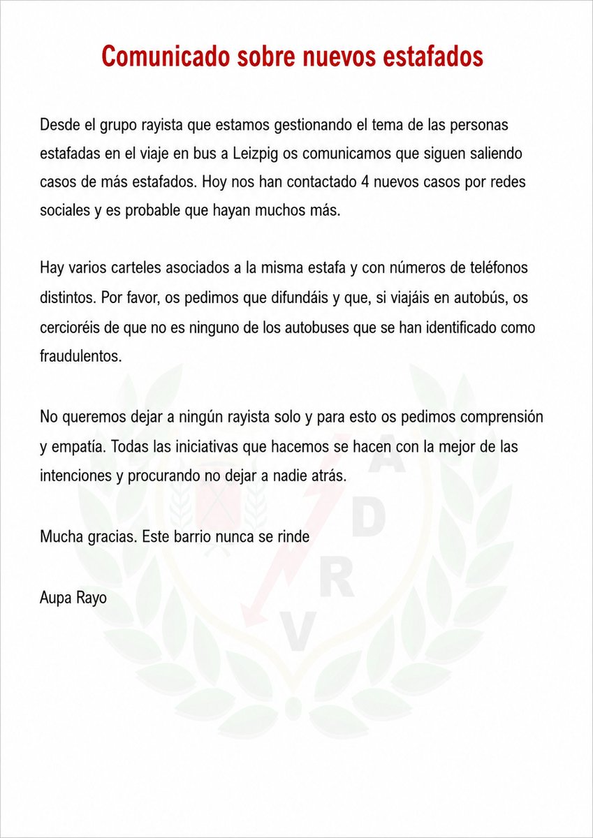 Soybolton's tweet photo. COMUNICADO IMPORTANTE. https://t.co/KtK7vg3eqF