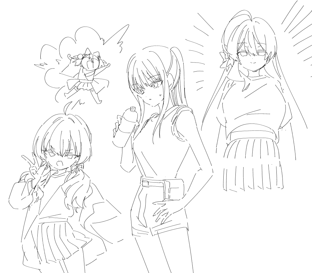 喋りながら描いてた落書き 