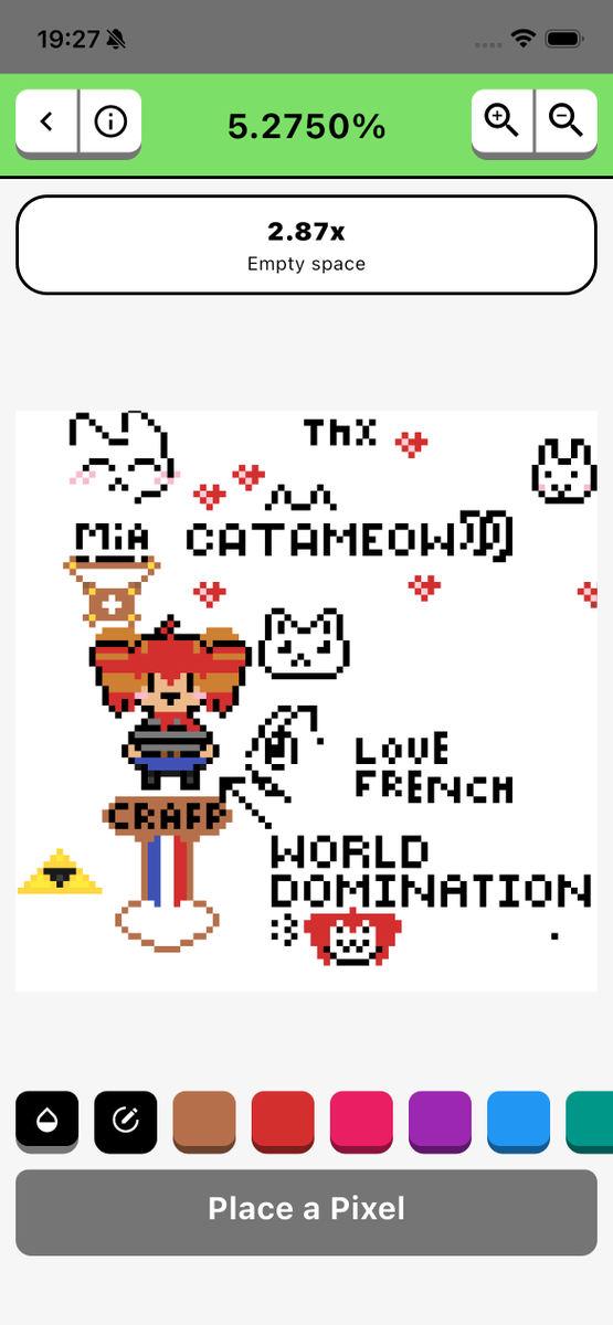 Th3Richmond's tweet photo. ⚔️ PICTO-CLASH is a new art mode coming to @PictoVerseApp inspired by r/Place! Make your mark on the shared canvas or battle it out for pixel domination.

Relive the chaos: https://t.co/nzLkzEuh5i

#buildinpublic #fanart #gamedev #reddit https://t.co/bFqsiWVIbN