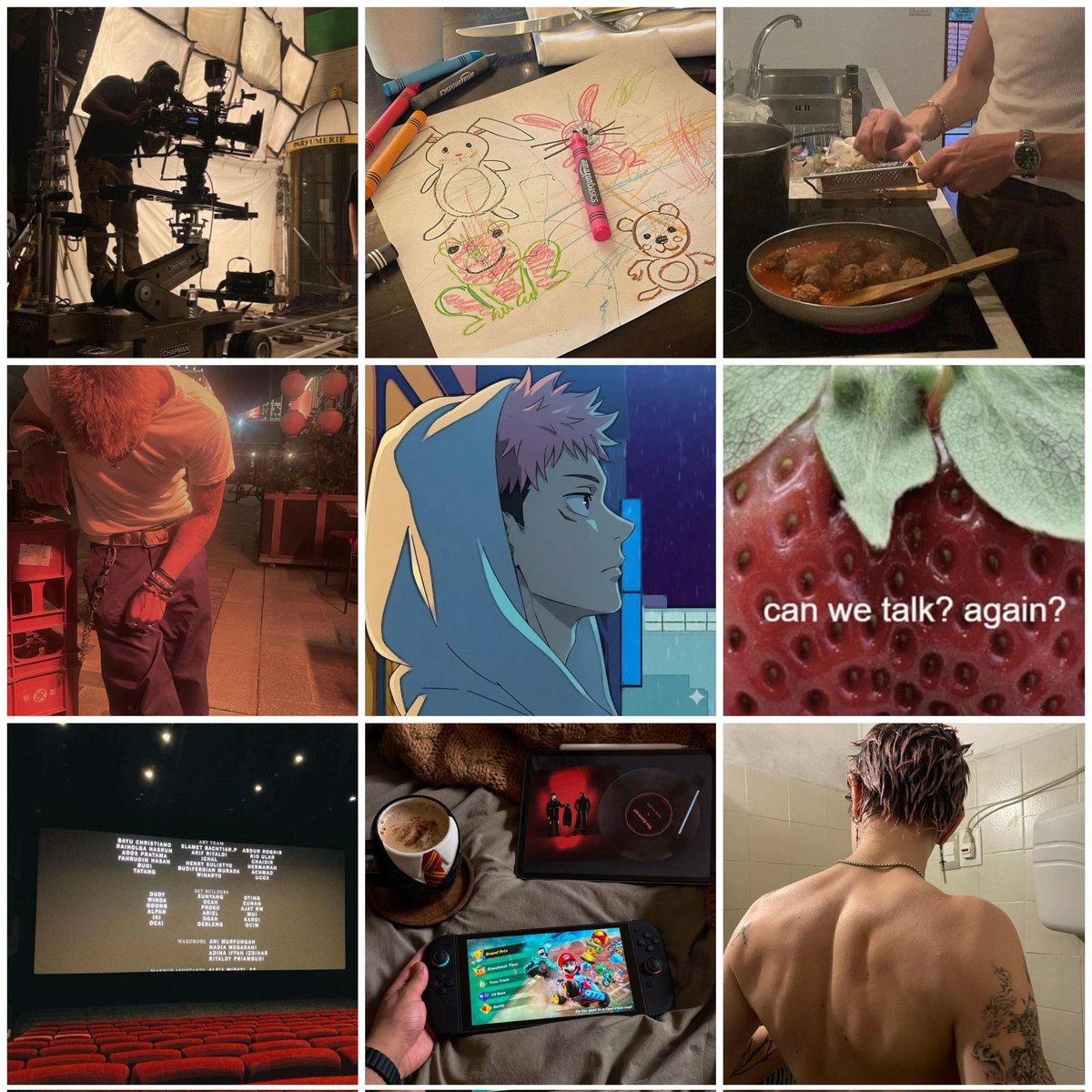 sunshineyuuta's tweet photo. 137. un pequeño break mientras preparo la siguiente actu;;; moodboards!
yuji cineasta y yearner part time
megumi doctor y angsty full time https://t.co/5Baemtqy62