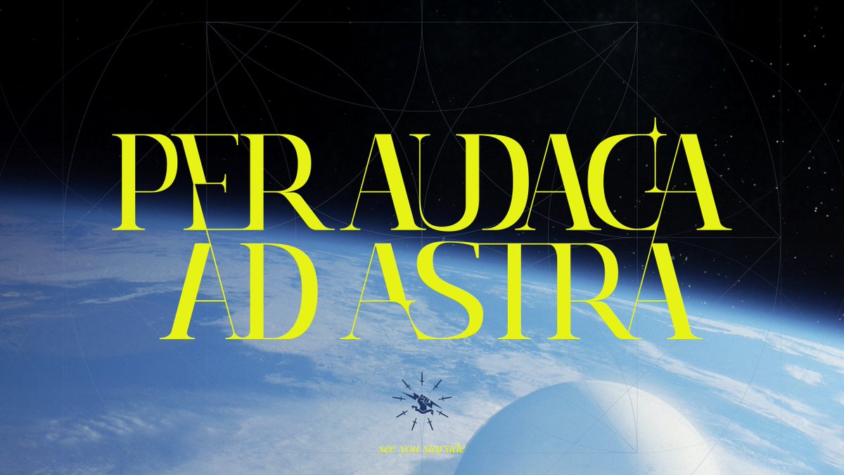 EarthStandard's tweet photo. 저마다의 별과 이상, 꿈과 자유를 향해 의심도, 후회도 없이 나아가기를 소망하며
Per Audacia Ad Astra
#destiny2 https://t.co/TLfMOXICJN
