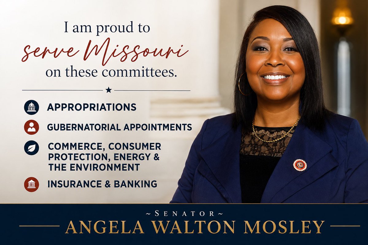 Senator Angela Walton Mosley Democrat Caucus Chair tweet media