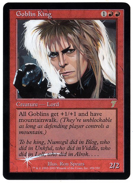 klug_alters's tweet photo. The OG Goblin King. https://t.co/jdbq8g0cWn