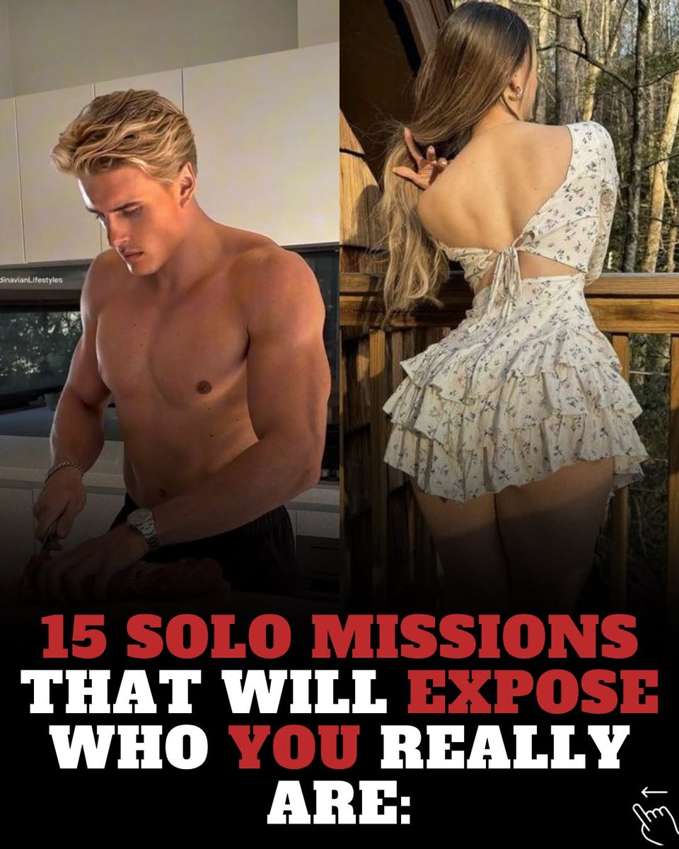 SpartanMasculin's tweet photo. 15 SOLO MISSIONS THAT WILL EXPOSE WHO YOU REALLY ARE:

THREAD 🧵 https://t.co/I1nt8zB5cH