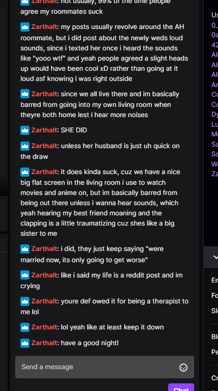 justchuiED's tweet photo. iirc I was in an epic bg and didn't have any mods online, and this guy would not take the hint. I have no idea how I kept a straight face, I can't have done. There's no way. https://t.co/JnKDH9NMaM