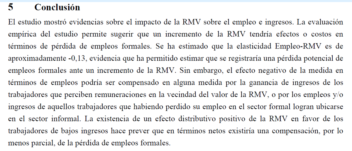SilvioRRendon's tweet photo. Eleva la discusión referir trabajos académicos sobre el salario mínimo, pero se distorsiona si se hace cherry picking de algunos resultados con los que se simpatiza.
Veamos:
1. Céspedes encuentra no sólo perjuicios sino también beneficios del aumento de la RMV: efecto faro 1/ https://t.co/BczKy9sMJx