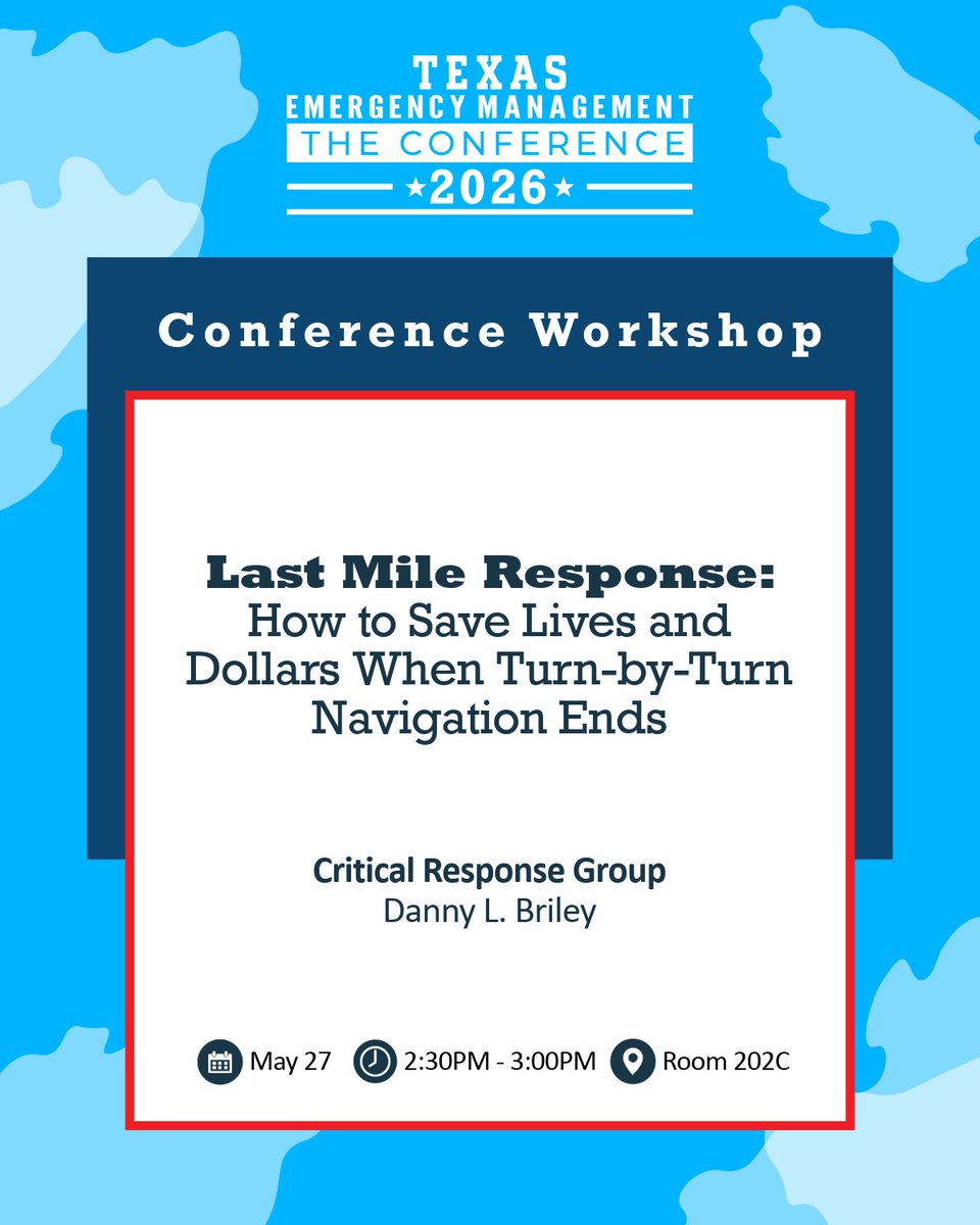 Texas Emergency Management Conference tweet media