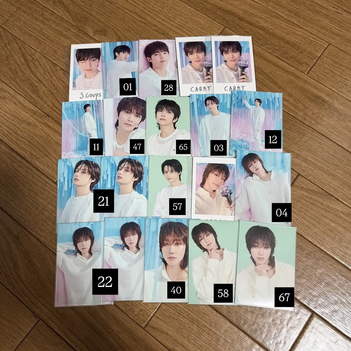 luv_ji9's tweet photo. SEVENTEEN セブチ YAKUSOKU ペンミ トレカ インスタントフォト 缶バッジ リボンブレス FCトレカ

求ミンギュ
激求 インスタントフォトのCarat棒

譲1.2.3.4枚目+FCトレカディノ

05/24京セラ手渡し🉑
お気軽にお声掛けください🖐🏻 https://t.co/cWPaToqpdG
