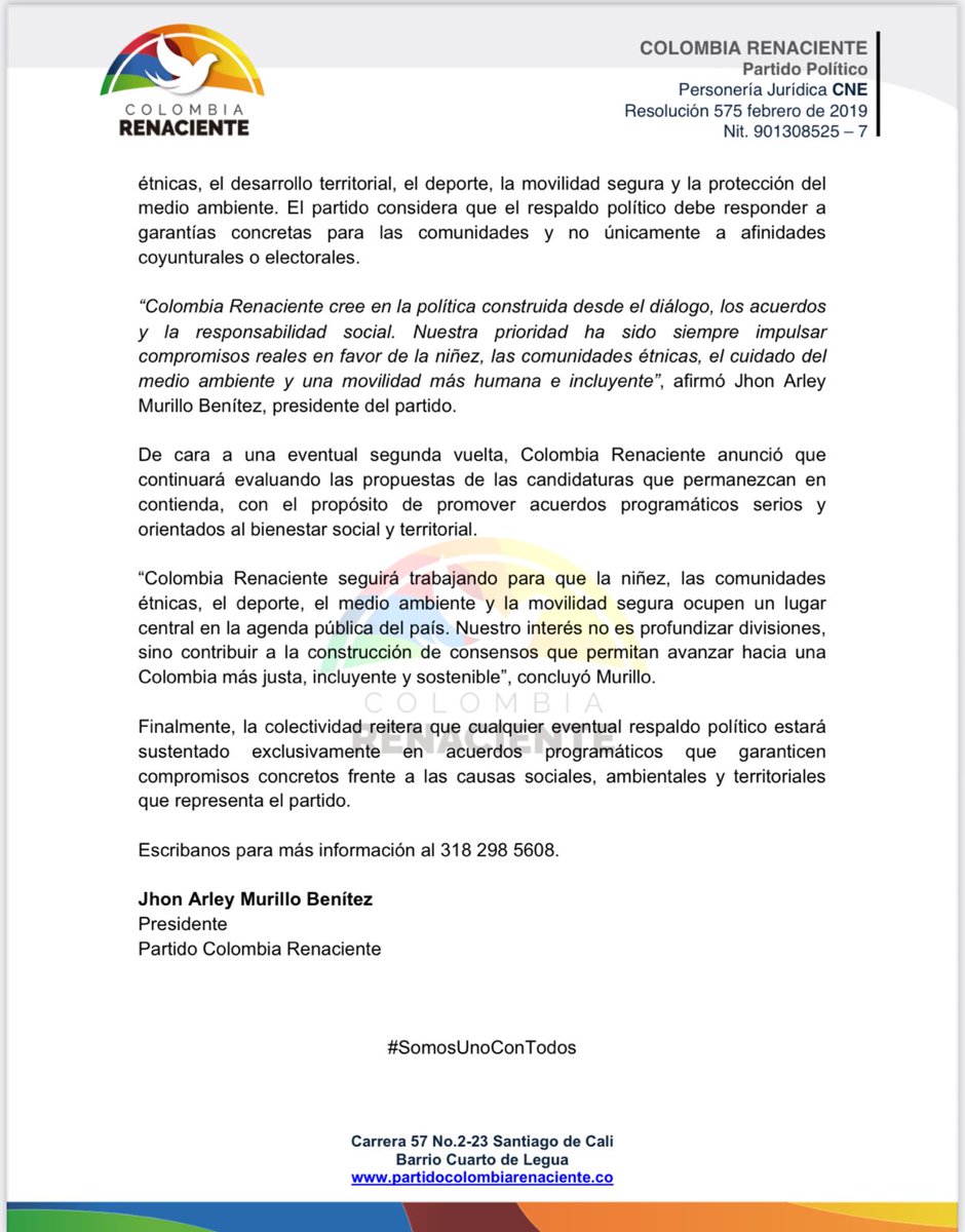 ÚltimaHoraCaracol tweet media