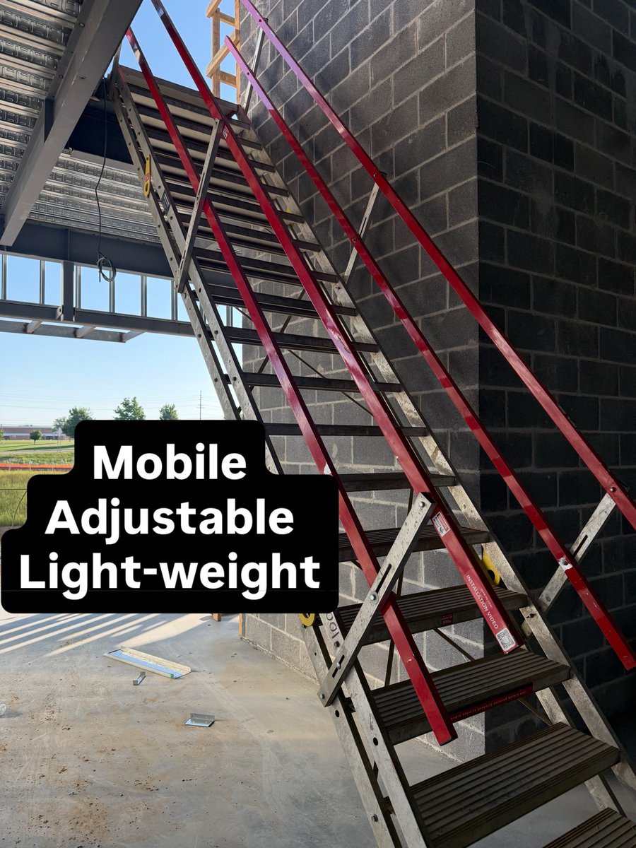 InnovativeRent's tweet photo. Adjust. Install. Done. Aluminum stairs built to meet you exactly where you need them.

INNOVATIVE supplies you with everything innovative, from fall protection to permanent access!
#sale #building #innovation #construction #safety https://t.co/CyHqxzBUSf