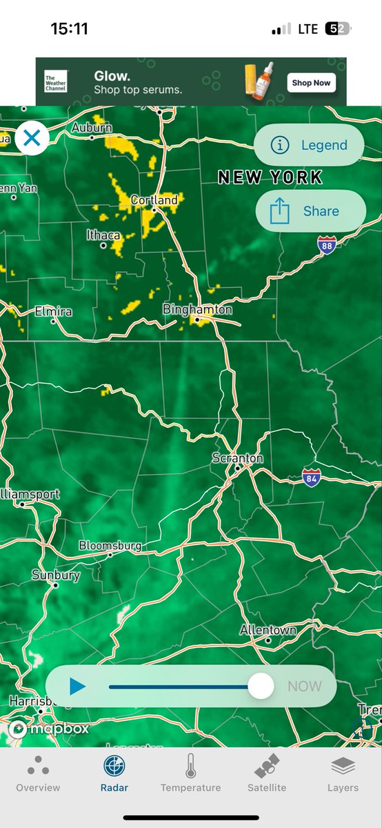 TheRealGivnin's tweet photo. Something weird coming out of Binghamton?  Looks like some weather modification to me! https://t.co/fn8mkGRc2Q