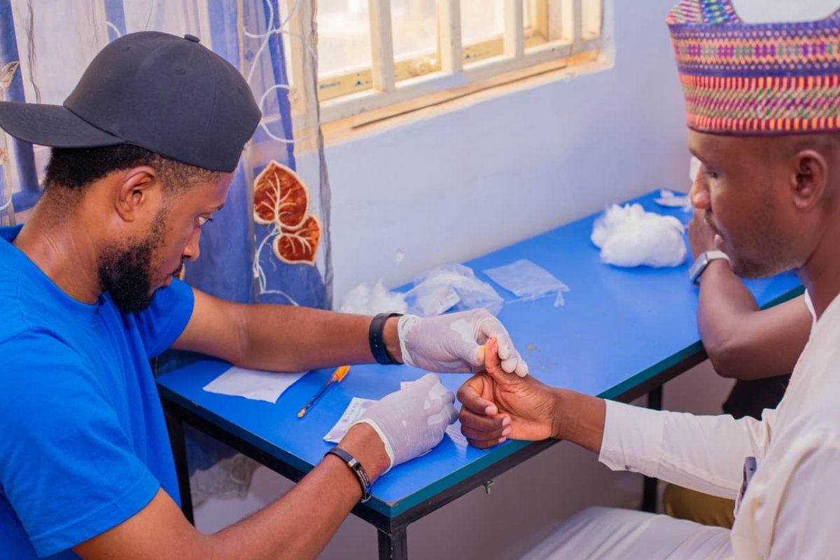 Victorokorie14's tweet photo. On May 21st, 2026, I volunteered with The Reader Hub, HepAware Initiative &amp; Shifaa Medical Diagnostic Lab to screen 50+ people for Hepatitis B. 

Medical Laboratory Science is more than a job to me. It’s a calling to serve humanity. 

MLS = Passion, not just profession✌🏼 https://t.co/GItQYyL2P4