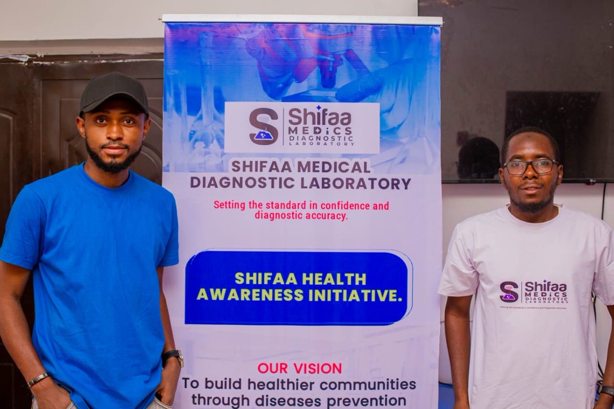 Victorokorie14's tweet photo. On May 21st, 2026, I volunteered with The Reader Hub, HepAware Initiative &amp; Shifaa Medical Diagnostic Lab to screen 50+ people for Hepatitis B. 

Medical Laboratory Science is more than a job to me. It’s a calling to serve humanity. 

MLS = Passion, not just profession✌🏼 https://t.co/GItQYyL2P4