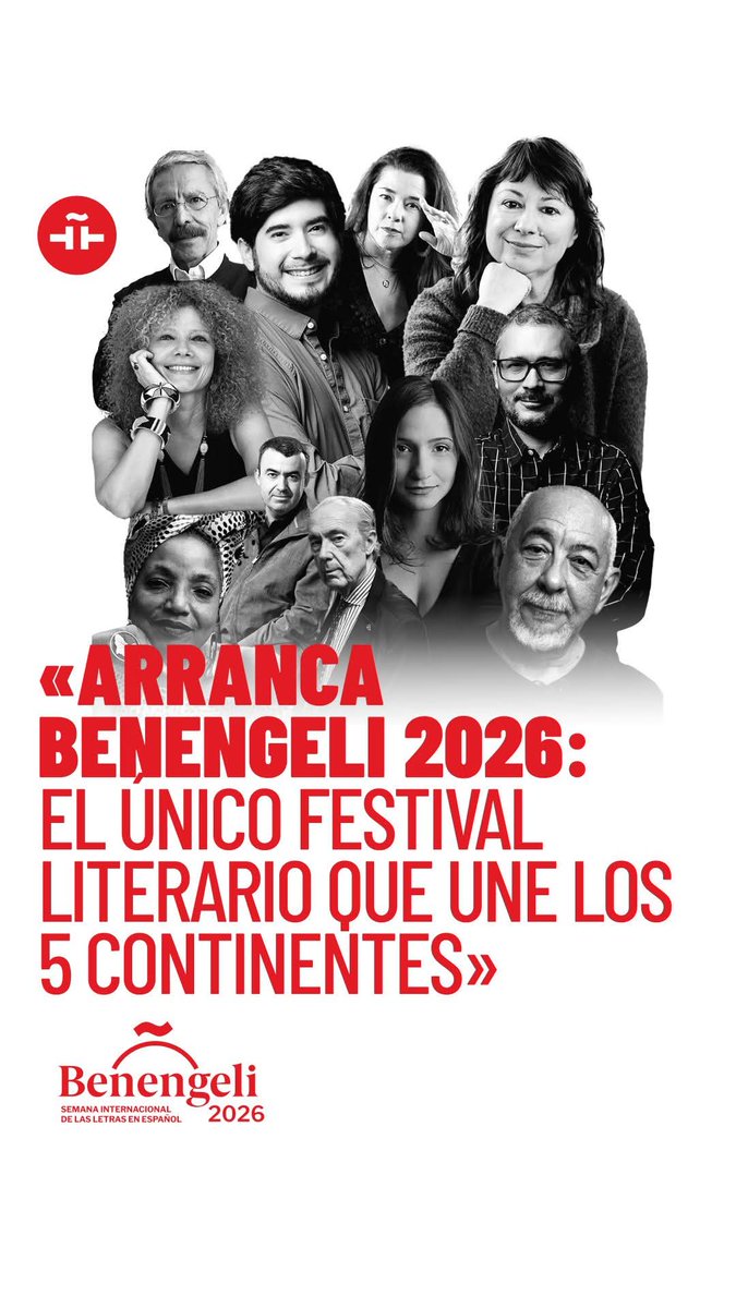 mendezguedez's tweet photo. 25 al 29 de mayo. 
Diecisiete ciudades, más de cien invitados. #benengeli2026
@InstCervantes
@Bibliotecas_IC
https://t.co/vojo56TazB https://t.co/nnpVtCqUEJ