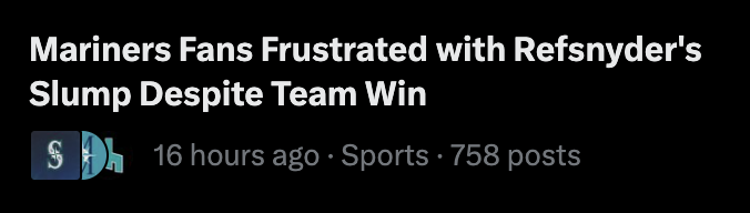 Sad Seattle Sports Enjoyer tweet media