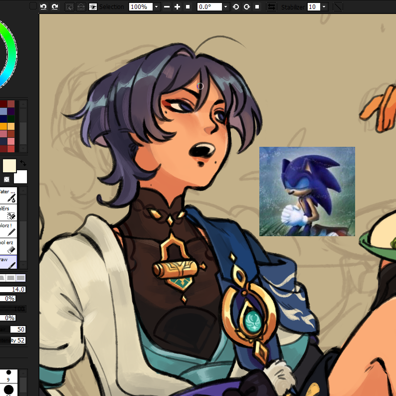 mitsieon_'s tweet photo. wip / chipping away at this wanda for every deadline i win against https://t.co/64zsxN5e8j