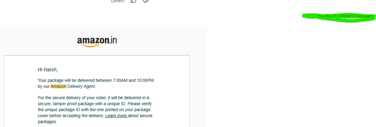 harsh2256's tweet photo. @amazonIN @AmazonHelp I ordered a watch with "overnight" delivery on 16 May, till today the product is "out for delivery" and everyday I contact customer care they say it'll be delivered today. Every day I have to contact you and all your bots do is give the same reply? https://t.co/kCB0TIkSvv
