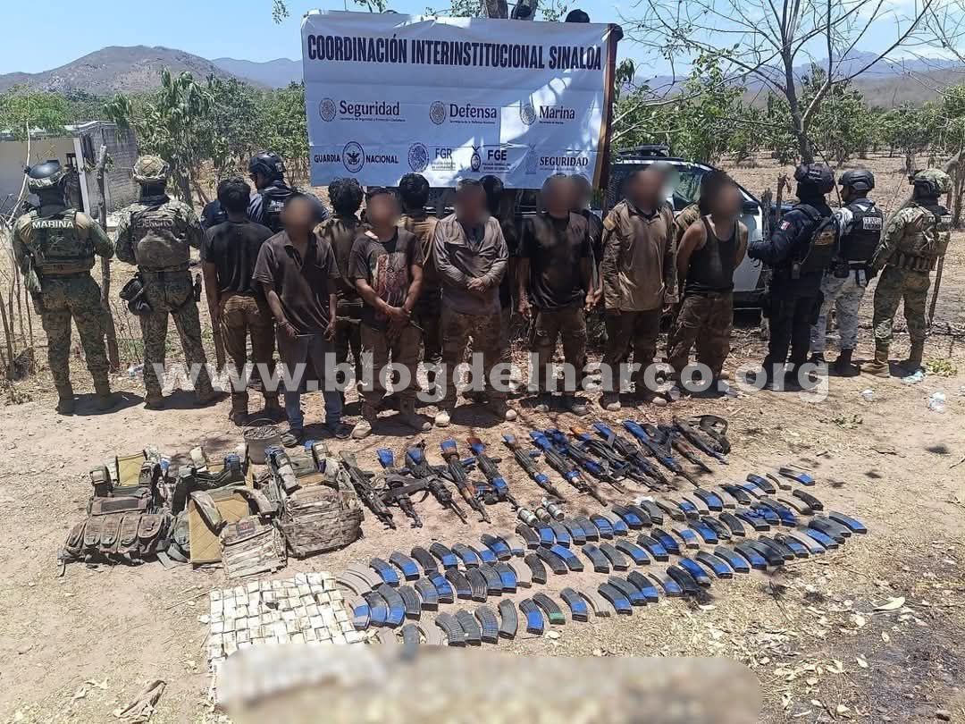 Elementos de la SEMAR detuvieron a 13 Sicarios en límites de El Rosario ...