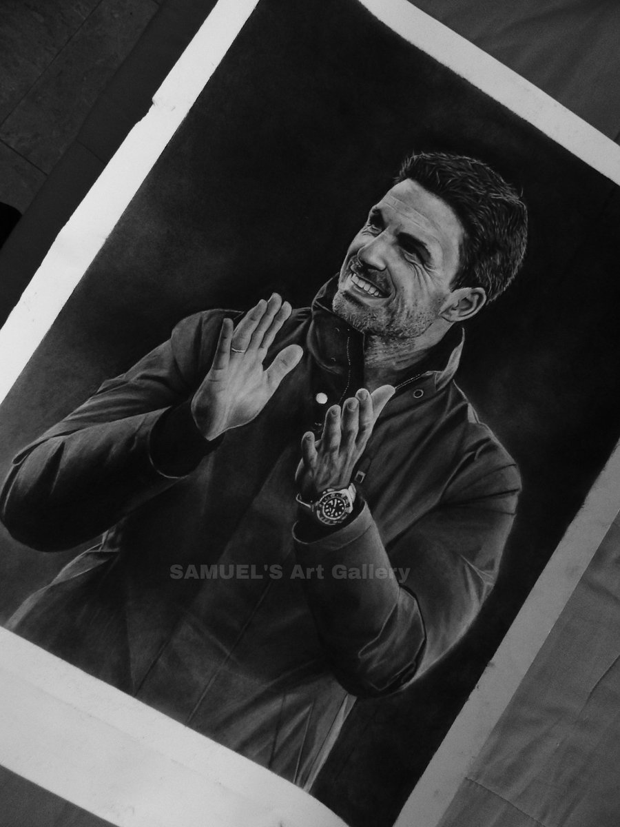 SamlsArtGallery's tweet photo. Gooners, I drew the man who has changed our lives and given us our @Arsenal back, the best manager @m8arteta.  Hope you like it.

#arsenal #afc #championsofengland #ArtetaKnows #saka #arteta 
@charles_watts @PeakSxnti https://t.co/8BUsrm06yy