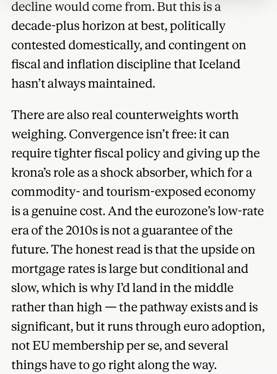 vidaringa's tweet photo. Líkur á að vextir fasteignalána lækki við inngöngu í Evrópusambandið: 5/10 https://t.co/Vo6vvAfWXT