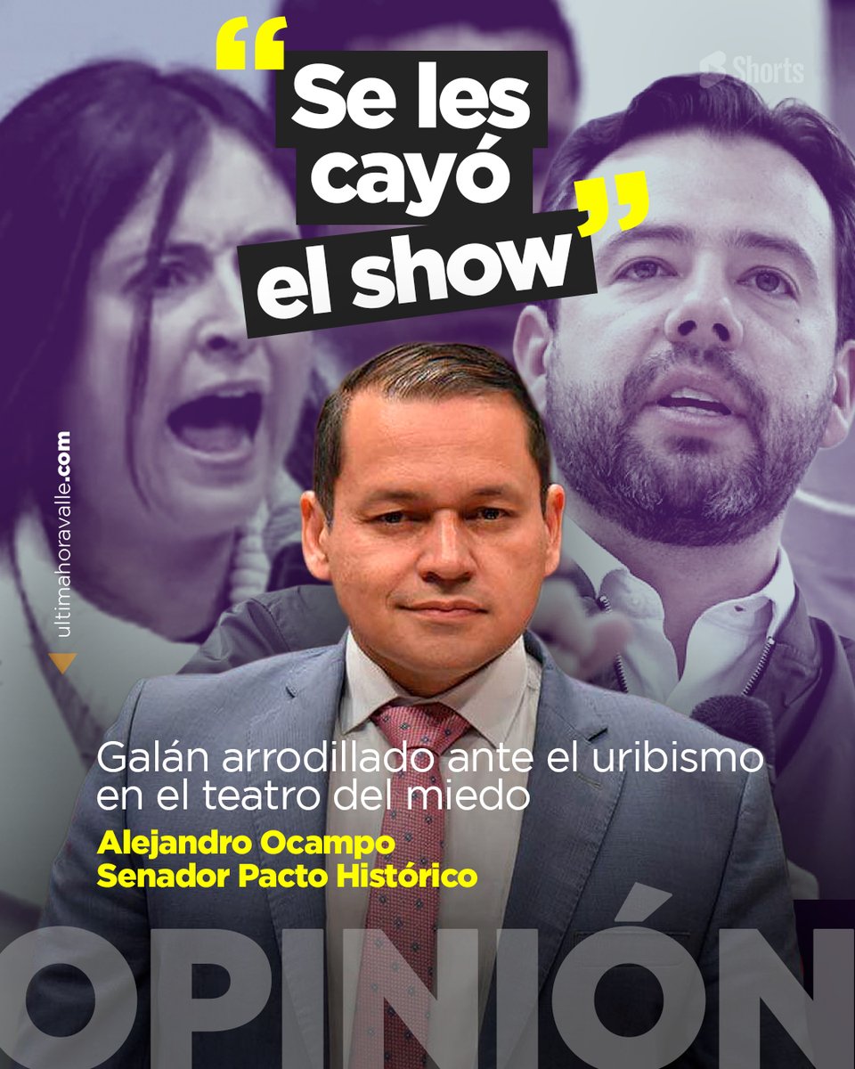 Ultimahora58271's tweet photo. #opinion El show del desespero: Paloma, Galán y el reciclaje del miedo https://t.co/E72ndGUNXJ https://t.co/BspNnYGUx5