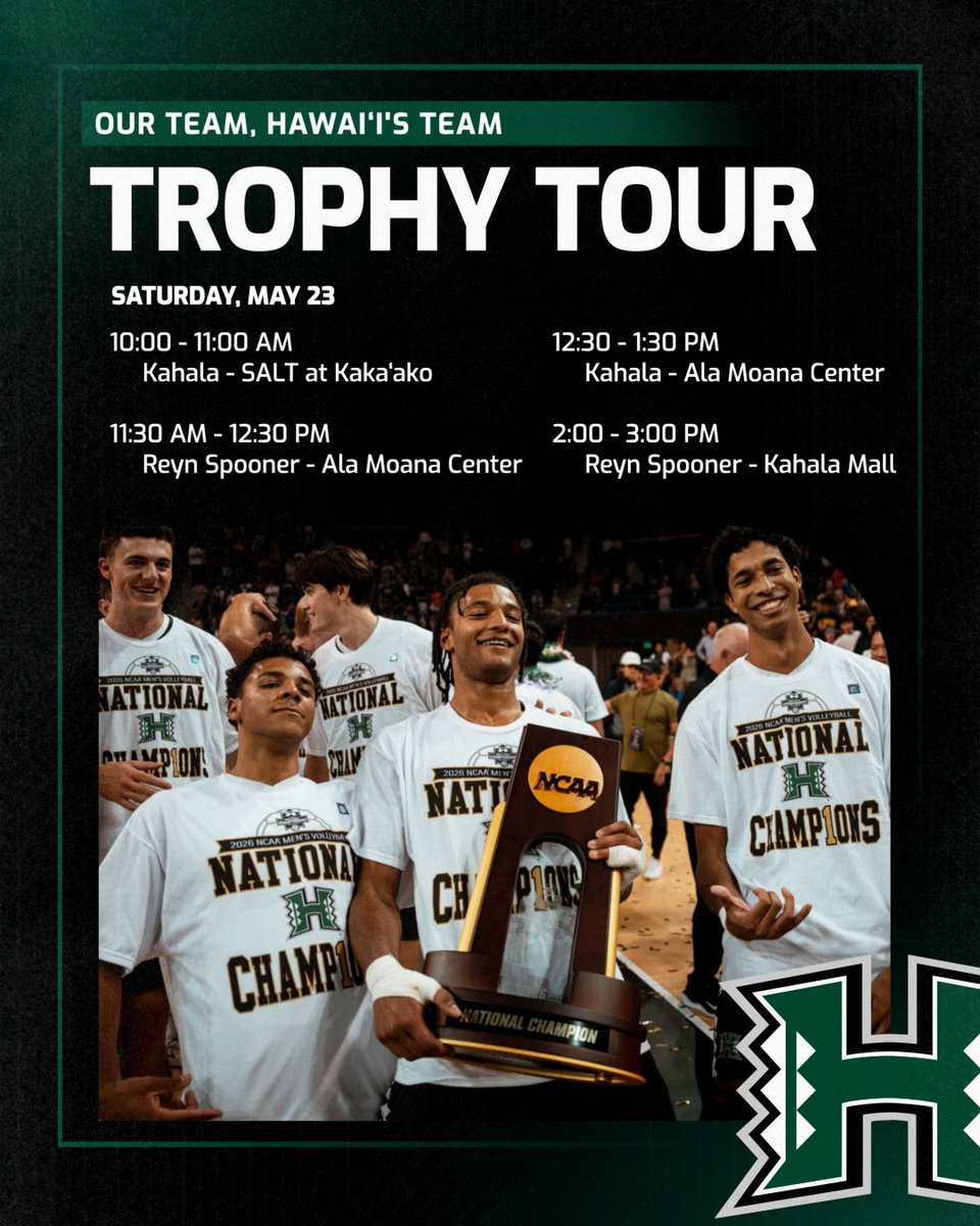 Hawaii Men's Volleyball tweet media