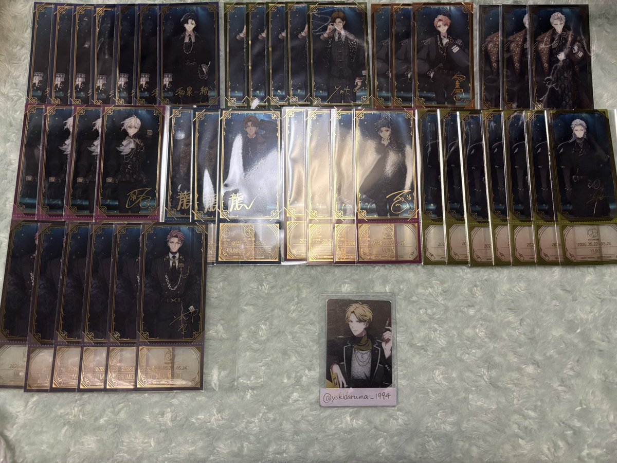 yukidaruma_1994's tweet photo. 【 交換 】アイナナ アイドリッシュセブン EXPO 特典 チケット

譲 ✦ 一織7 大和5 三月3 楽3 天4 龍之介3 百4 千7 虎於6 (1部お声かけ中)

求 ✦ ナギ

*24日EXPO手渡しの方に優先的にお返事いたします。

検索からでもお気軽にお声掛けください🙇🏻‍♀️よろしくお願いいたします🌸 https://t.co/FrTW0Eu5rf