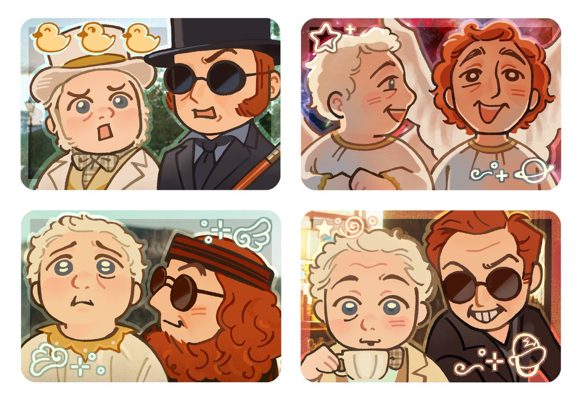 applepsps's tweet photo. Mini ineffable husbands!!🦆
#goodomens #goodomensfanart #aziracrow https://t.co/hr6OyKRTdZ