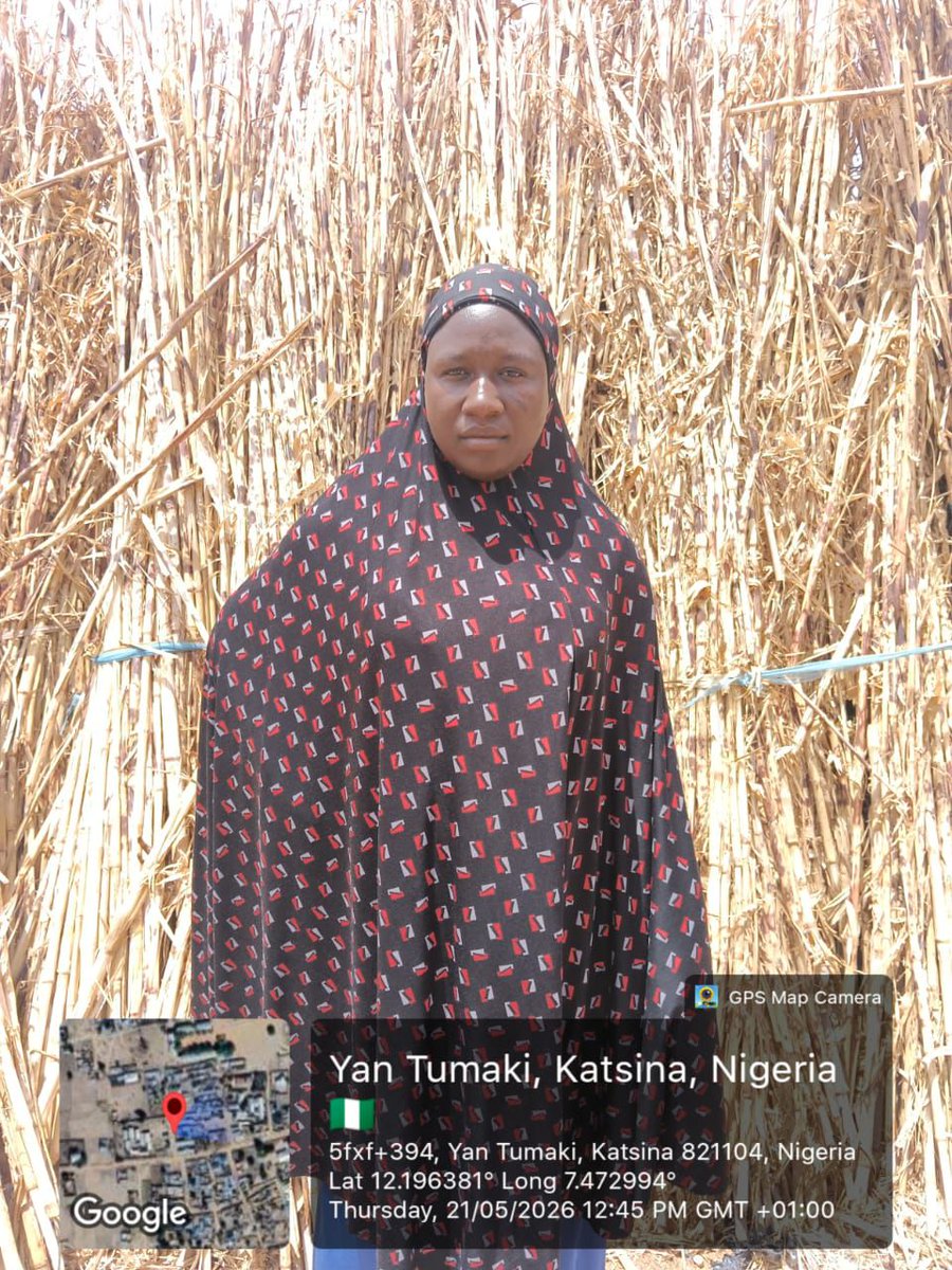 DanKatsina50's tweet photo. TROOPS OF 17 BRIGADE RESCUE  LADY KIDNAPPED BY TERRORISTS

Troops of 17 Brigade deployed at Yantumaki in Danmusa Local Government Area of Katsina State were alerted by sound of gunshots in the outskirts of the town at the early hours of 21 May 2026. Troops immediately mobilized to the scene and were told by the visibly apprehensive locals that terrorists had kidnapped one Mrs Abida Rufai, aged, 30 years and fled with her into the bush. Troops promptly trailed the terrorists through their escape route, made contact with them and engaged them with superior firepower forcing the terrorists to abandon the victim. The victim was subsequently returned to the community and got her reunited with her family. Troops have continued to dominate the general area with patrols to boost confidence of the locals. Picture of the rescued victim is attached.