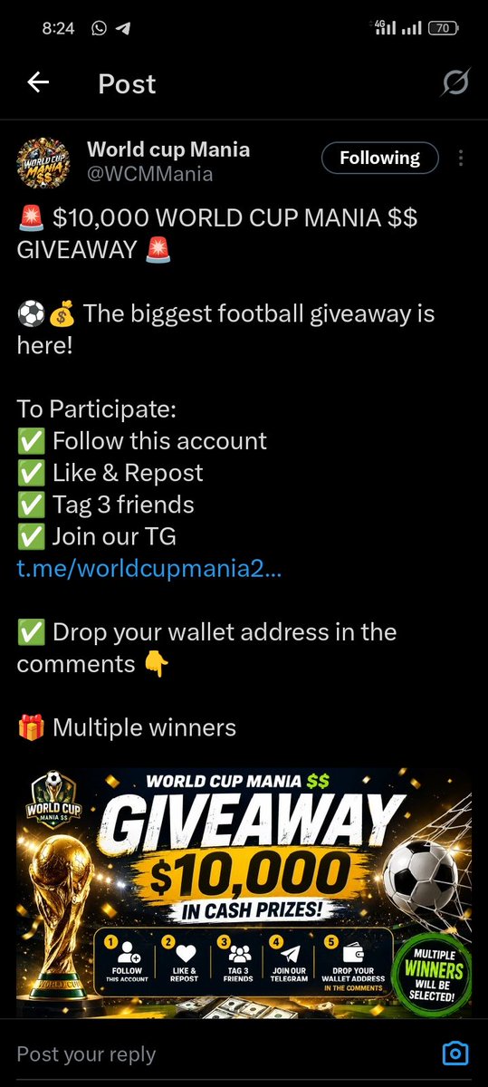 AdeyeyeIdr36297's tweet photo. @WCMMania 0x15b0ff6379fe882c7da14fc61e28cdc5e097e7ba
@alifcoder @EmekaOghali @Teeniiola https://t.co/0CKpHUgRiD