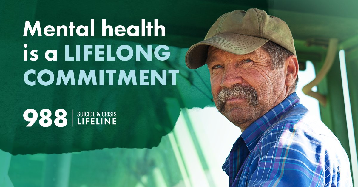 samhsagov's tweet photo. This #MentalHealthAwarenessMonth, remember, a crisis looks and feels different for everyone. When you need someone to care, listen, and talk with, 988 counselors are there. Call, text, or chat 988. https://t.co/g4bZA87Eye