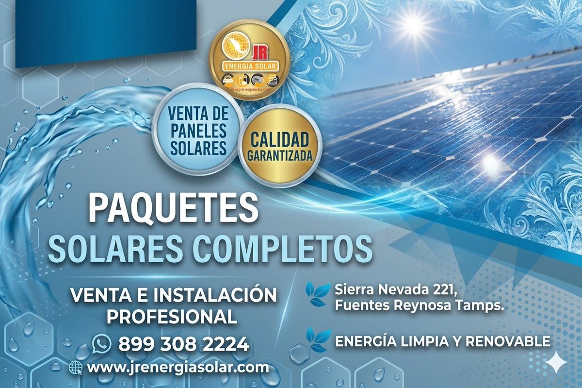 Webxpress_top's tweet photo. JR Energía solar es un #cliente dedicado a instalar #panelessolares en #Reynosa #Mexico. Un servidor se dedica a administrar el #sitioweb de este #cliente.

Ofrecemos servicios de #administracion y diseño de #sitiosweb #empresariales. Pregunten sin compromiso. https://t.co/4BRDyJQtO5