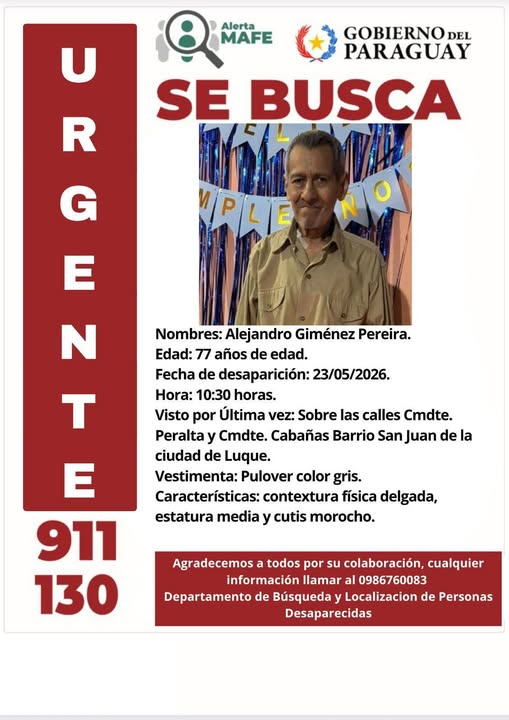 policia_py's tweet photo. https://t.co/Lv8Pc17P9l
@MDI_Paraguay https://t.co/QTd2DSzE7F