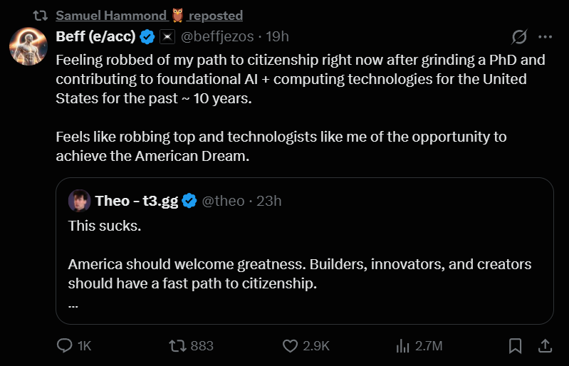 JosephPolitano's tweet photo. funny "I never thought the leopards would eat my face" situation here, but in general right-wing Silicon Valley people have acted in this insane way where they enthusiastically supported tariffs and deportations while begging for implicit blanket exemption for the tech industry https://t.co/2N3S3DivvC