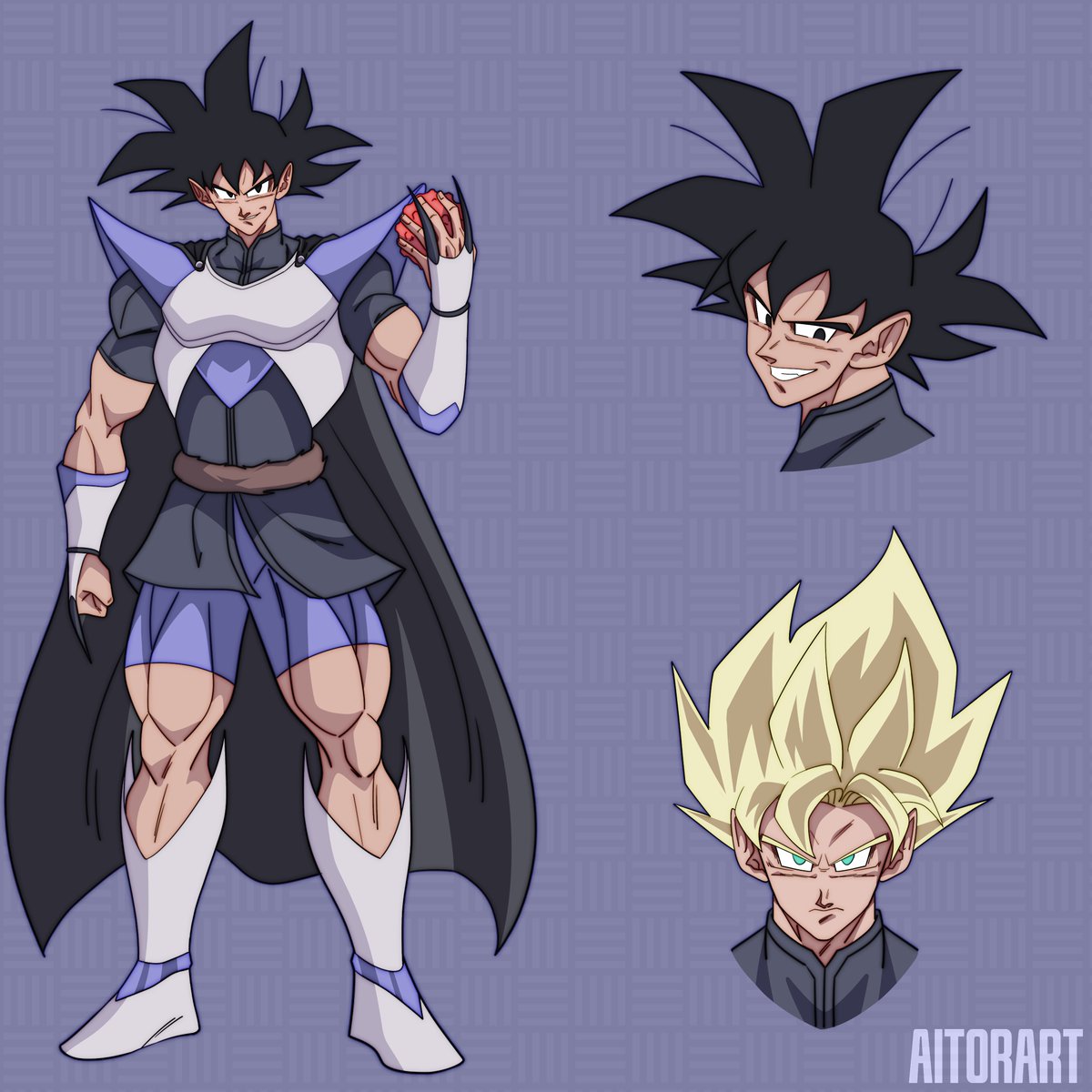 AitorArt_'s tweet photo. Turles, Bardock, Kakarot and Vegeta from planet Sadala https://t.co/BwKYXVggsf