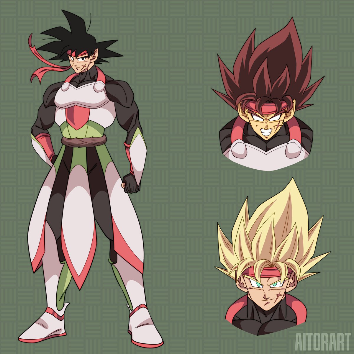 AitorArt_'s tweet photo. Turles, Bardock, Kakarot and Vegeta from planet Sadala https://t.co/BwKYXVggsf