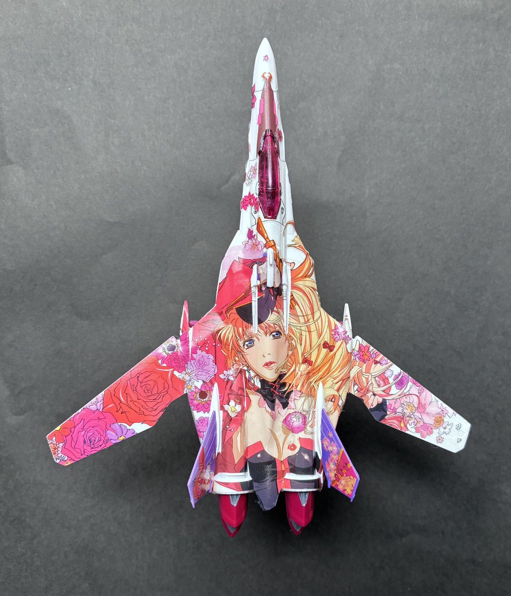 痛バルキリー こと VF-25Fメサイアバルキリー シェリルマーキングVer