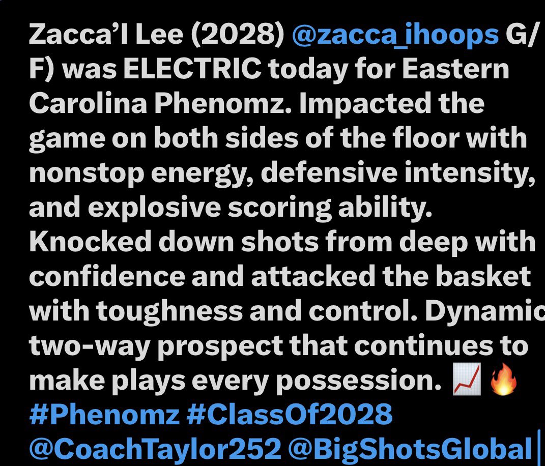 Eastern Carolina Phenomz (Coach Mike) tweet media