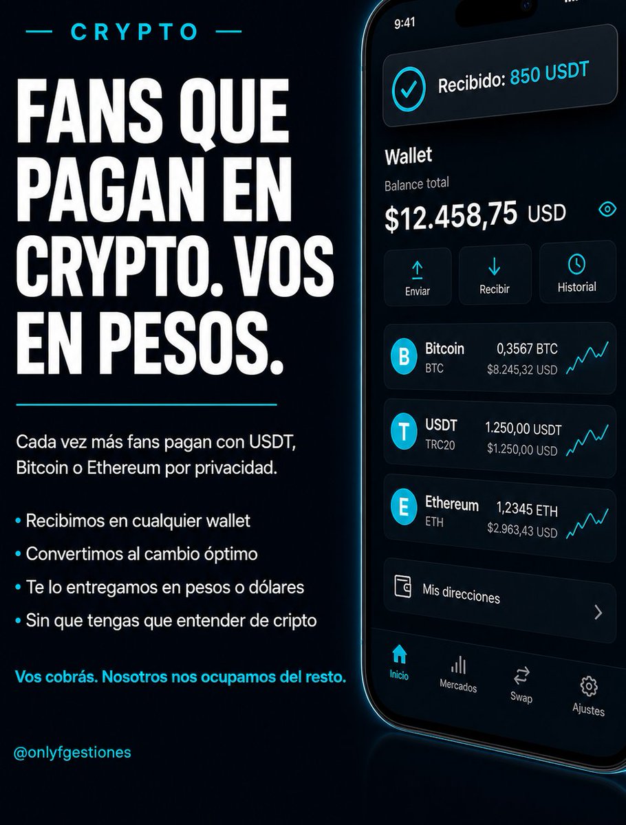onlyfansgestion's tweet photo. ✅Si tenés OnlyFans ,Celeb, Fansly o cualquier plataforma XXX y no sabés cómo retirar tu plata a Argentina, el problema no sos vos.
Es que no encontraste a alguien que lo resuelva. 
Nosotros sí lo resolvemos. https://t.co/jDD6DHTyjD
